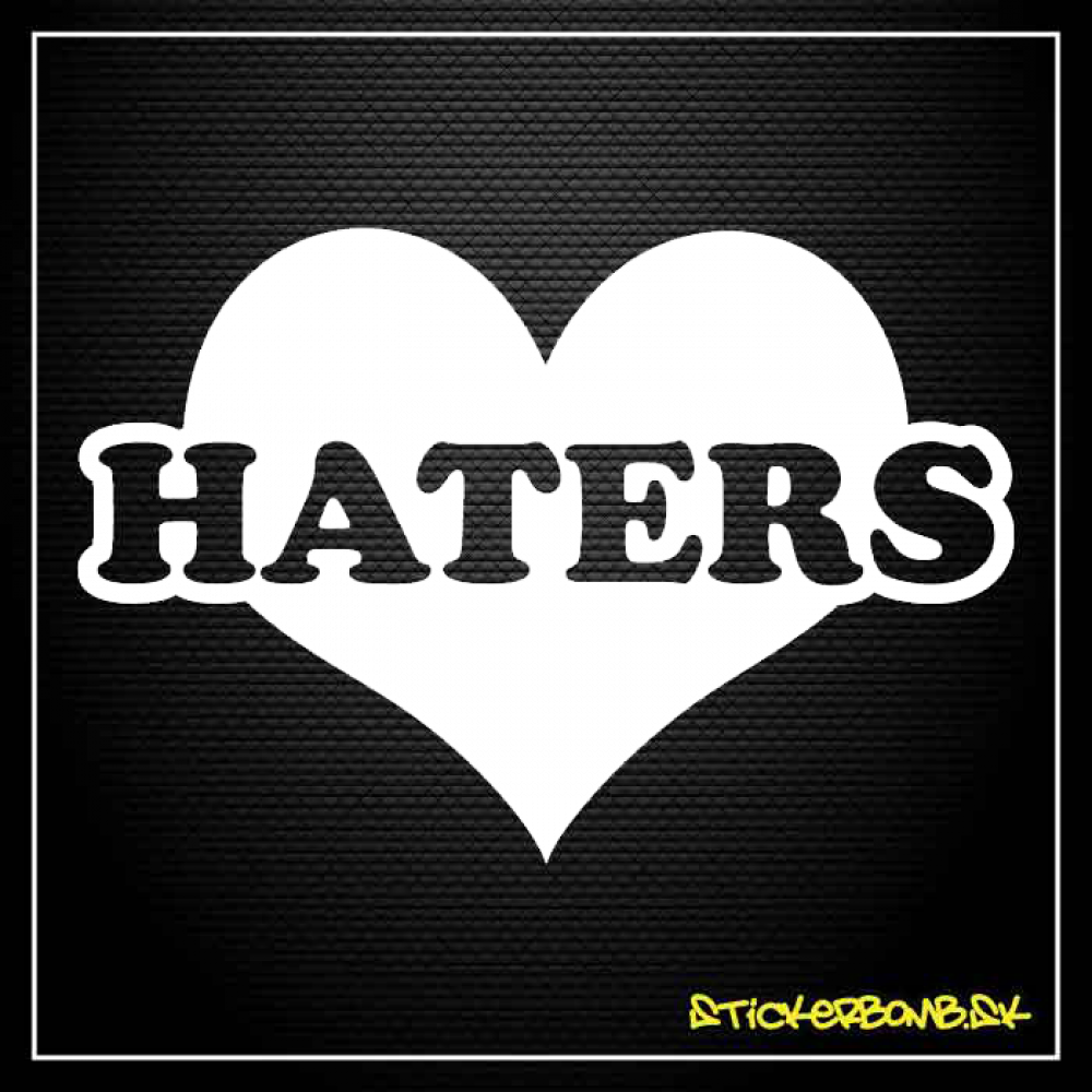 Love Haters - samolepka
