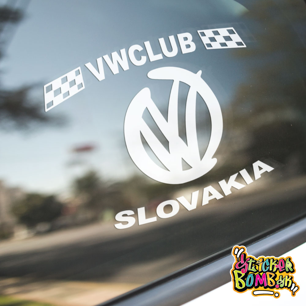 Vw Club Slovakia - samolepka